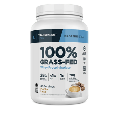 Transparent Labs 100% Grass Fed Whey Isolate (30 Ser)