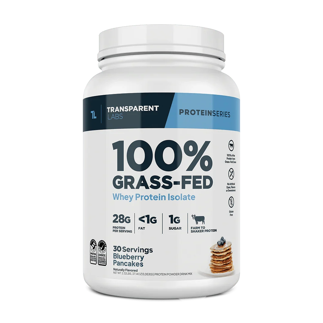 Transparent Labs 100% Grass Fed Whey Isolate (30 Ser)