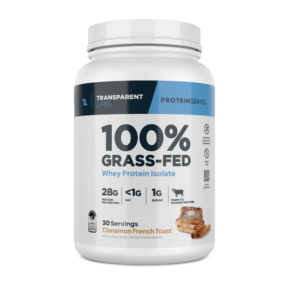 Transparent Labs 100% Grass Fed Whey Isolate (30 Ser)