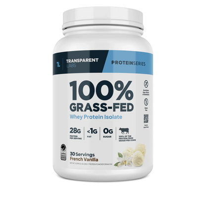 Transparent Labs 100% Grass Fed Whey Isolate (30 Ser)