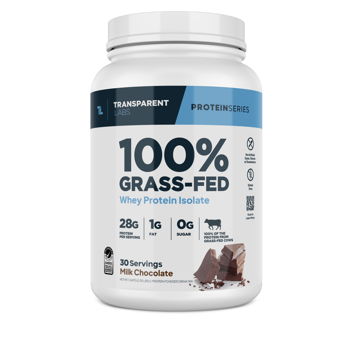 Transparent Labs 100% Grass Fed Whey Isolate (30 Ser)