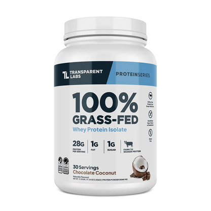 Transparent Labs 100% Grass Fed Whey Isolate (30 Ser)