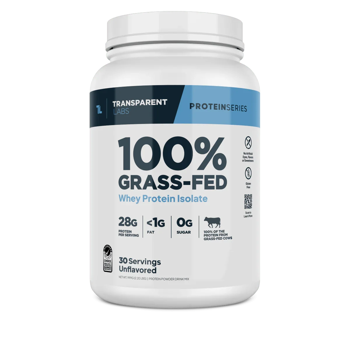 Transparent Labs 100% Grass Fed Whey Isolate (30 Ser)