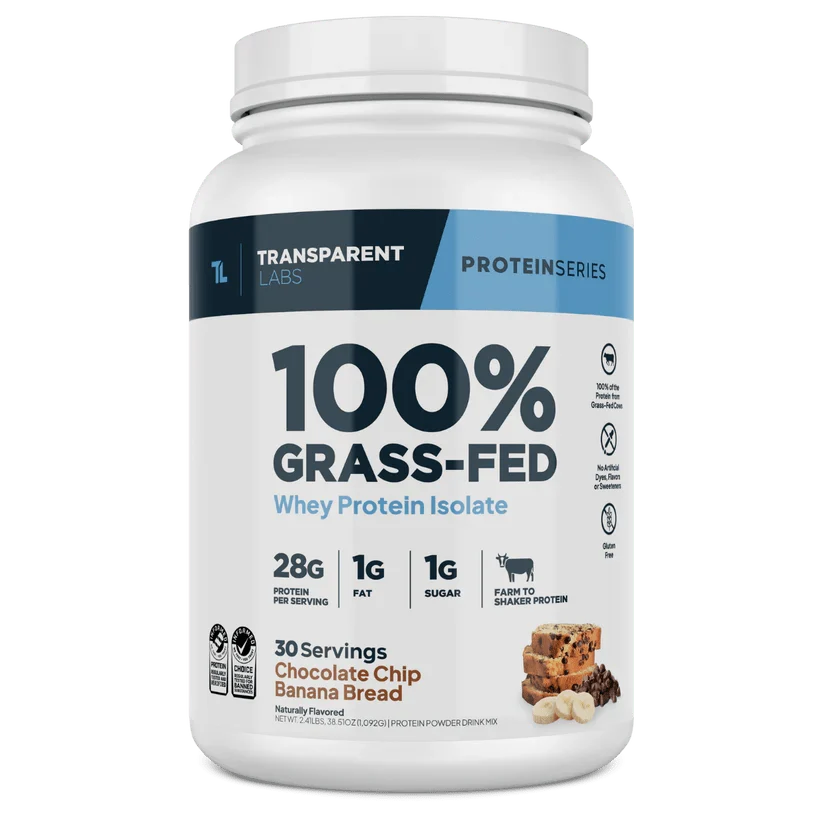 Transparent Labs 100% Grass Fed Whey Isolate (30 Ser)