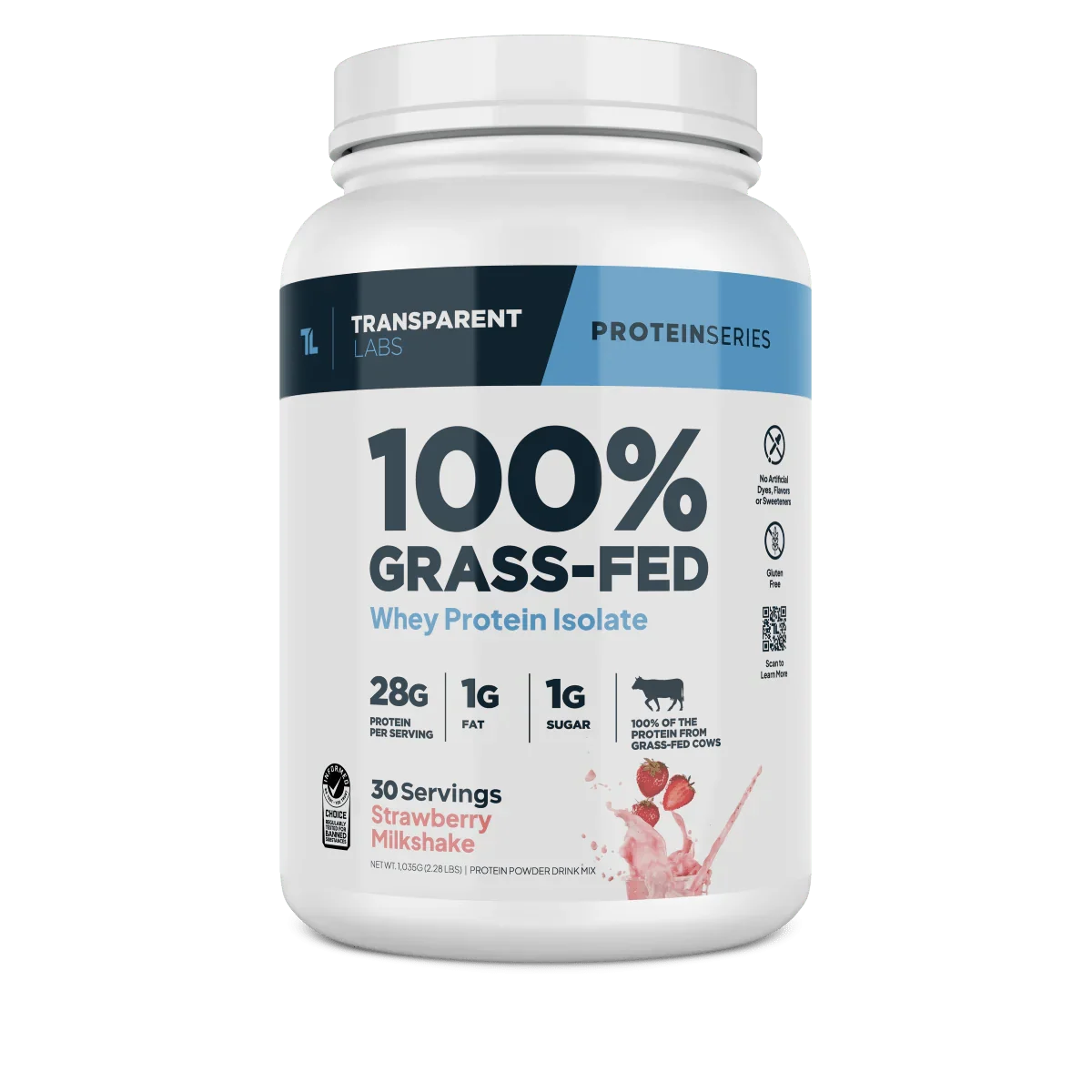 Transparent Labs 100% Grass Fed Whey Isolate (30 Ser)