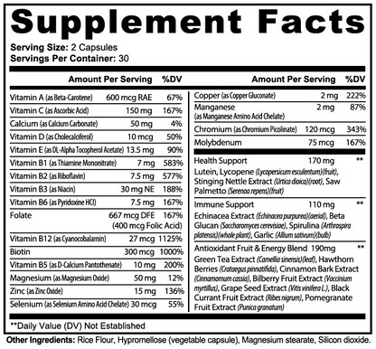 Muscle Faktor Complete Daily Multivitamin with Antioxidant Blend