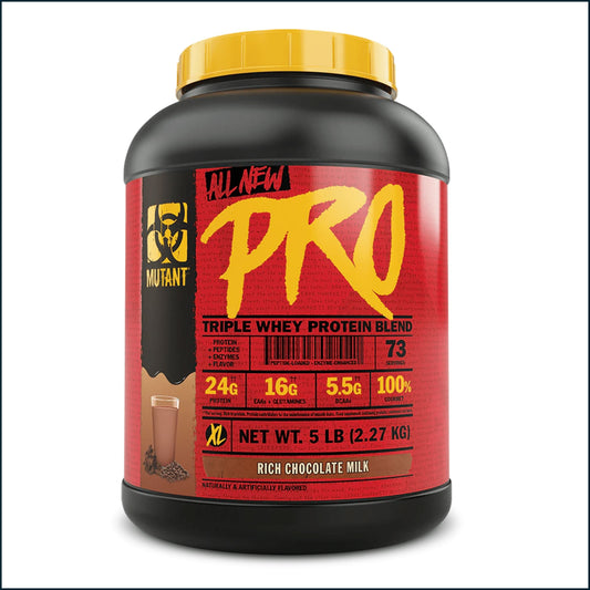 Mutant Pro Triple Whey Protein Powder, 5lbs