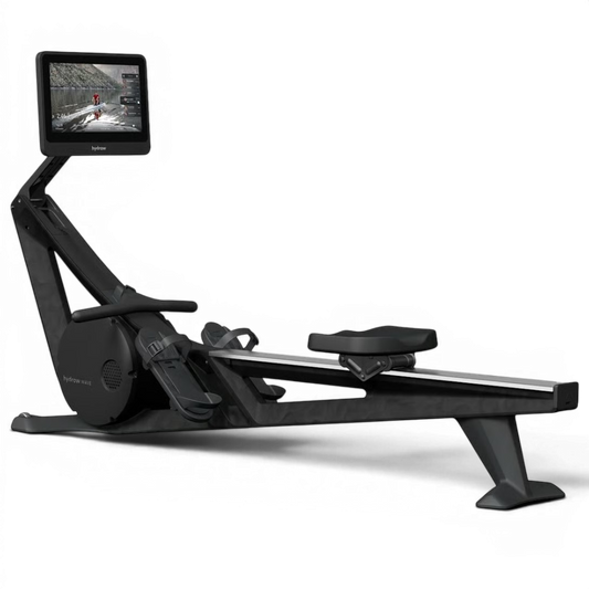 Hydrow Wave Rower | Pirate Black – Compact Connected Rowing Machine