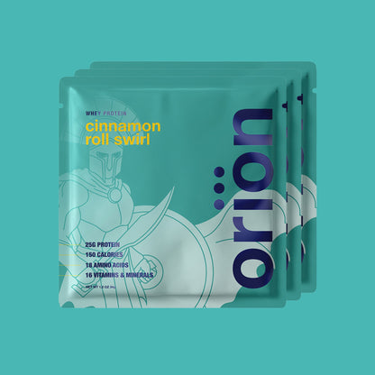 Orion Protein Starter Bundle — 9 Full-Flavor Packs + Free Shaker Bottle