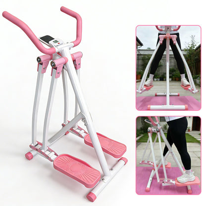 Air Walk Elliptical Machine - Foldable Cardio Cross Trainer Glider for Full-Body Low-Impact Exercise with LCD Display Ideal for Home Gym - Image 11