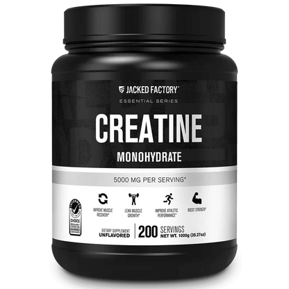 Jacked Factory Creatine Monohydrate Powder | 5g Micronized Creatine