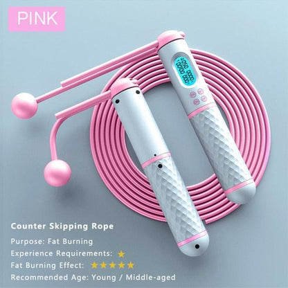 Smart Jump Rope with Digital Counter | Weighted & Cordless
