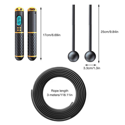 Smart Jump Rope with Digital Counter | Weighted & Cordless