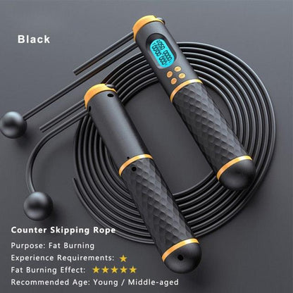 Smart Jump Rope with Digital Counter | Weighted & Cordless