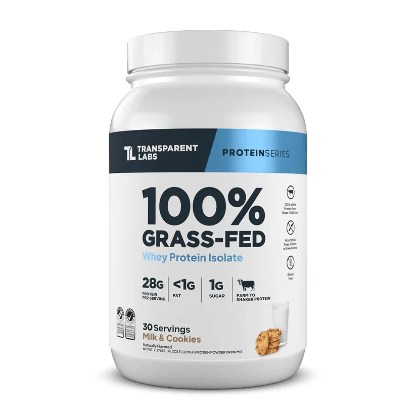 Transparent Labs 100% Grass Fed Whey Isolate (30 Ser)