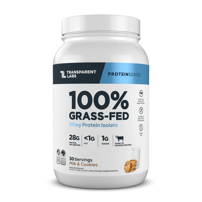 Transparent Labs 100% Grass Fed Whey Isolate (30 Ser)