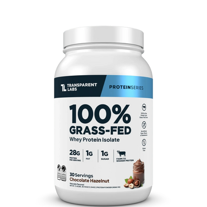 Transparent Labs 100% Grass Fed Whey Isolate (30 Ser)