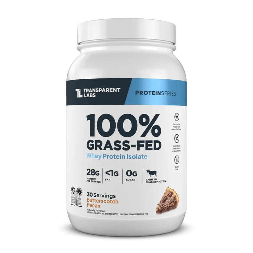 Transparent Labs 100% Grass Fed Whey Isolate (30 Ser)