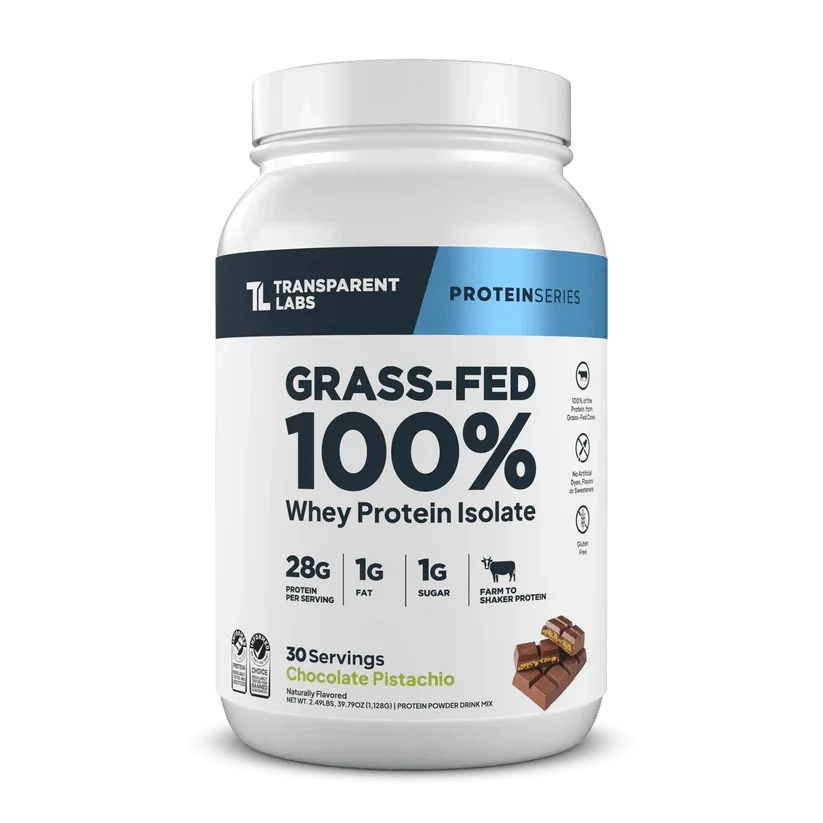 Transparent Labs 100% Grass Fed Whey Isolate (30 Ser)