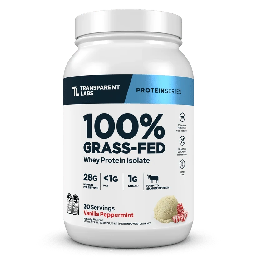 Transparent Labs 100% Grass Fed Whey Isolate (30 Ser)
